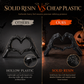 💀 Halloween Resin Skeleton Figurine – Heart Hand Gesture & Gothic Decor 🖤✨