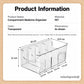 🥳Transparent Extendable Storage Organiser – adjustable 24.5–43cm, clear PET walls let you see every item at a glance. Perfect for medicines, supplements & toiletries – no more rummaging! 🏠✨