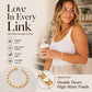 ✨More Items, More Savings✨Heart Link Bracelet – Elegant Lightweight Heart-Shaped Bracelet for Women🌸