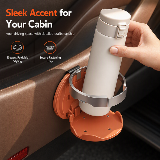🥤 Multifunctional Foldable Car Door Cup Holder – Space-Saving Beverage Holder 🚗✨