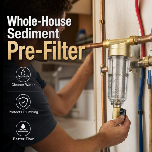 ⏰Whole-House Sediment Pre-Filter💧✨