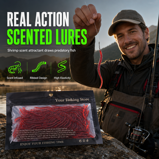 ⏳Limited-time 50% off⏰Simulation Earthworm Soft Fishing Lures🎣🪱