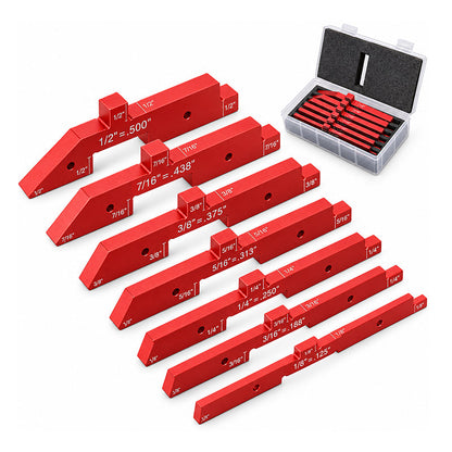 ⏳🔥LIMITED-TIME 50% OFF! ⏰Aluminum Alloy Woodworking Setup Blocks📏