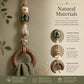 🏠Decorative Beaded Towel Hanger with Wooden Ring