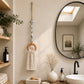 🏠Decorative Beaded Towel Hanger with Wooden Ring