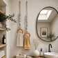 🏠Decorative Beaded Towel Hanger with Wooden Ring