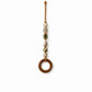 🏠Decorative Beaded Towel Hanger with Wooden Ring