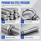⏰304 Stainless Steel Eyebolt Expansion Bolts with Ring Hook Lifting Eye Anchor Screws