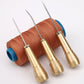 ✨ 5PCS Leather Sewing Awl Kit – High-Strength Steel & Copper Handle 🪡