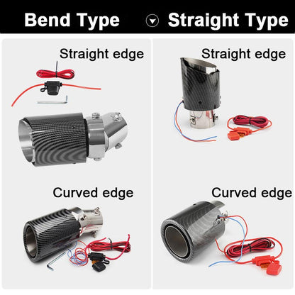 ⏰Universal LED Car Exhaust Pipe