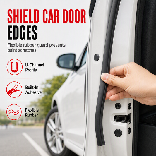 🚗 Guard Door Edges Instantly! No-Chip Flexible Car Protector ✨