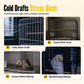 ⏰🥚Hanging Cotton Bird Nest Hammock – Double-Layer Fleece Warm Cave For Small Birds ✨