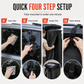 🚿 Portable Car Rear Shower Tent – Quick setup & privacy for camping ✨