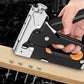 🔨 Manual Staple Nail Gun: 3-in-1, Alloy Steel, Adjustable Pressure, with 600pcs Nails, Shockproof