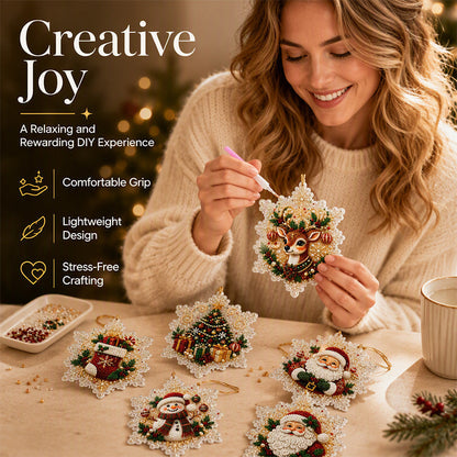 ⏳Time-Limited Special⏰Christmas DIY Painting Hanging Ornaments Set