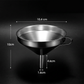 🍶 Stainless Steel Filter Funnel – Fine Mesh & Easy Pouring ✨