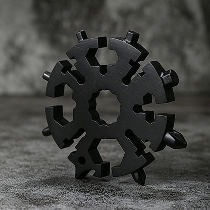 ❄️🔧 20-in-1 Snowflake Multi-Tool – Pocket Tool for Quick Everyday Fixes