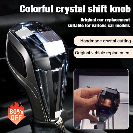 ✨ Colorful Illuminated Gear Shift Knob – Stylish Car Interior Upgrade 🚗🌈