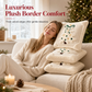 🎄 Embroidered Christmas Tree Pillow Cover with Bow – Festive Home Decor ✨