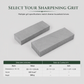 🔪 Natural Whetstone 3000 Grit – Green Slurry & Single-Sided for Knives | Restore Razor-Sharp Edges at Home