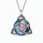 ⏰Women's Celtic Knot Birthstone Pendant Necklace🌀📿