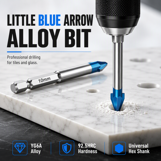 ⏰Hex Shank Carbide Eccentric Drill Bit for Ceramic Tile Glass and Concrete Hole Drilling
