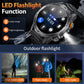 ⌚ Smart Watch: 1000mAh Battery, 1.7" HD Display, 100+ Sports Modes, LED Flashlight, Interchangeable Straps