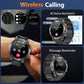 ⌚ Smart Watch: 1000mAh Battery, 1.7" HD Display, 100+ Sports Modes, LED Flashlight, Interchangeable Straps