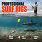🐟Cast Ready: Surf Fishing Rig 6-Pack With Floats – Multi-Species, Beach-Ready✨
