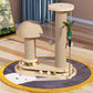 💥Interactive Cat Scratching Post with Feather Teaser & Ball Toys