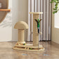 💥Interactive Cat Scratching Post with Feather Teaser & Ball Toys