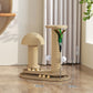 💥Interactive Cat Scratching Post with Feather Teaser & Ball Toys