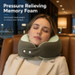 ⏰ Memory Foam U-Shaped Travel Neck Pillow with Ice Silk Cover & Magnetic Buckle ✈️