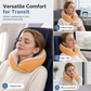 ⏰ Memory Foam U-Shaped Travel Neck Pillow with Ice Silk Cover & Magnetic Buckle ✈️