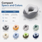 ⏰ Memory Foam U-Shaped Travel Neck Pillow with Ice Silk Cover & Magnetic Buckle ✈️