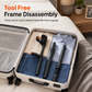 💨 Folding Forearm Crutches – Shock-Absorbing Aluminum Support for Easy Mobility ✨