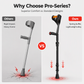 💨 Folding Forearm Crutches – Shock-Absorbing Aluminum Support for Easy Mobility ✨