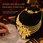 ⏰ 24K Gold Plated Bridal Jewelry Set – Dubai Indian Style ✨💛💍