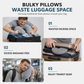 ✈️ Fillable Travel Neck Pillow – Portable Stuffable Clothes Storage Bag, 18×78cm 🎒