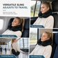 ✈️ Fillable Travel Neck Pillow – Portable Stuffable Clothes Storage Bag, 18×78cm 🎒