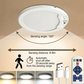 💡 Rechargeable LED Motion Sensor Ceiling Light – Smart, Convenient & Energy-Saving ✨
