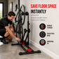 🚲 Foldable Bicycle Floor Parking Stand – Double Pole U-Shaped Bike Display Rack ✨