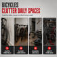 🚲 Foldable Bicycle Floor Parking Stand – Double Pole U-Shaped Bike Display Rack ✨