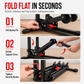 🚲 Foldable Bicycle Floor Parking Stand – Double Pole U-Shaped Bike Display Rack ✨