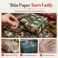 ⏰Christmas Highland Cow and Floral Gift Wrapping Paper Roll 43x500cm Holiday Present Wrap