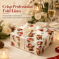 ⏰Christmas Highland Cow and Floral Gift Wrapping Paper Roll 43x500cm Holiday Present Wrap