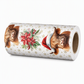 ⏰Christmas Highland Cow and Floral Gift Wrapping Paper Roll 43x500cm Holiday Present Wrap