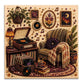 🔥Whispering Room Diamond Art Kit ✨🖼️Mindful Craft for Calm Evenings🌿