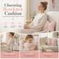 🌸Soft Minimalist Bowknot Throw Pillow with Detachable Design Decorative Lumbar
