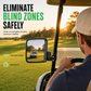 ⏰Universal Golf Cart Mirror – Curved glass & anti-shake mount ✨